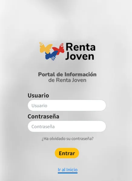 Portal de información Renta Joven