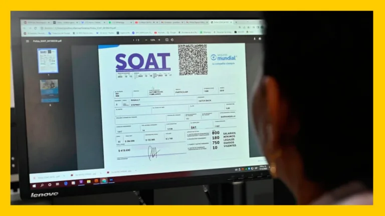 Así quedarían las nuevas tarifas del Soat para carros y motos en 2025