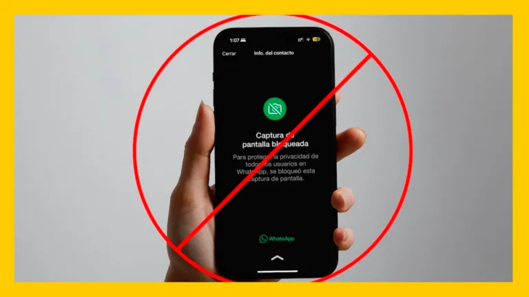 WhatsApp alertará si alguien hace captura de pantalla
