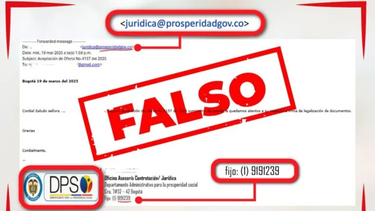 Cuidado con estas estafas usando el nombre de Prosperidad Social