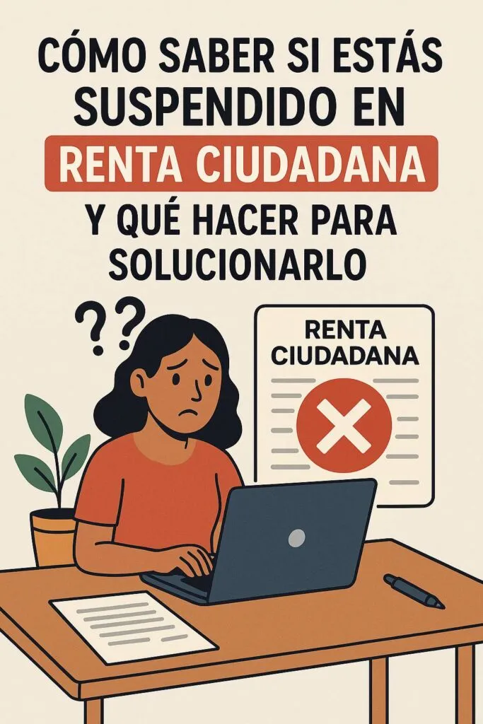 ¿Cómo consultar si estás suspendido de Renta Ciudadana?