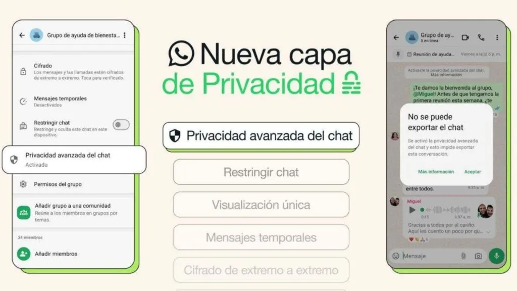 WhatsApp blinda tus chats privados con nueva función