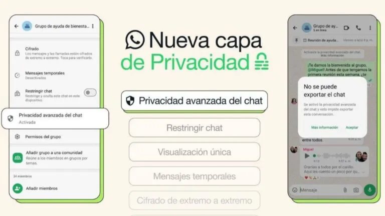 WhatsApp blinda tus chats privados con nueva función