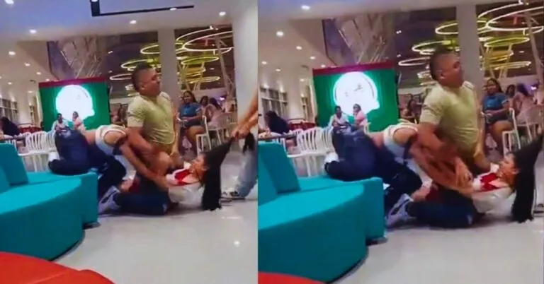 Escándalo en Barranquilla: pelea por presunta infidelidad en centro comercial