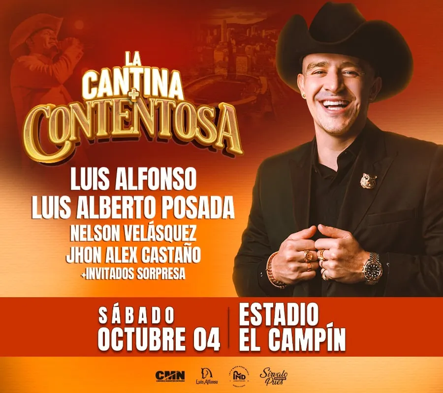 festival más contentoso bogotá,luis alfonso concierto 2025,Boletas Luis Alfonso TuBoleta
