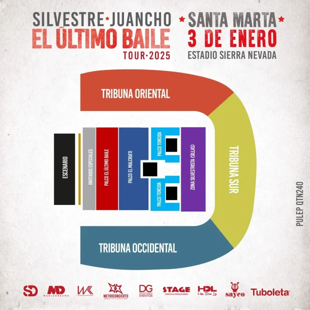 Silvestre y Juancho Tour “El Último Baile” en Santa Marta