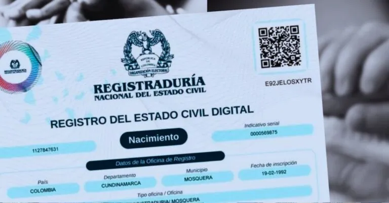 Registraduría Nacional anuncia copias de documentos en línea