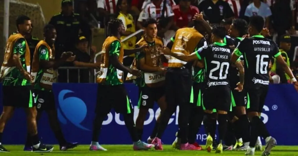Nacional aplasta a Junior en Barranquilla y es nuevo líder