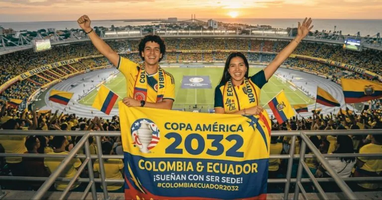 Copa América 2032: Colombia y Ecuador sueñan con ser sede