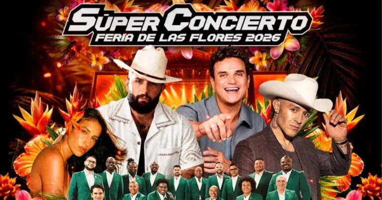 Súper Concierto Feria de las Flores 2026: artistas, fecha y boletería