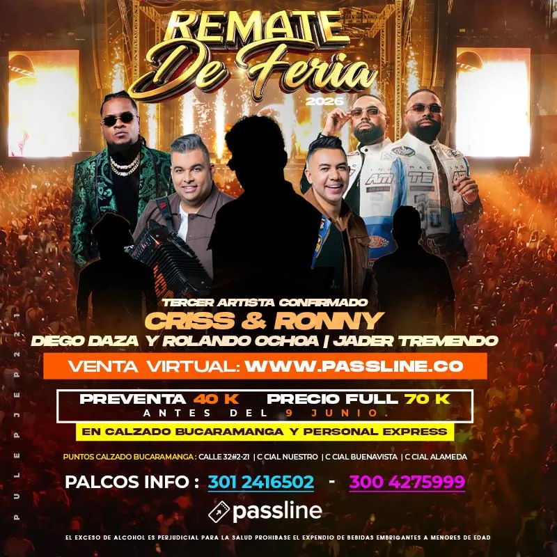 Concierto Remate de Feria Montería 2026