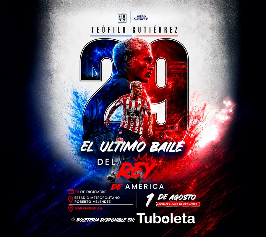 retiro de Teófilo Gutiérrez,Teófilo Gutiérrez,Junior de Barranquilla,The Last Dance,Liga BetPlay,Selección Colombia,Retiro Teo,Fútbol colombiano,Barranquilla
