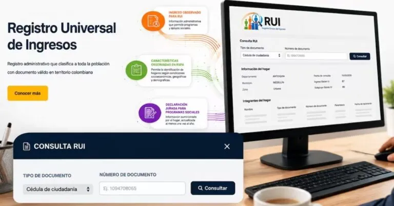 Consulta y actualización de la clasificación en el RUI