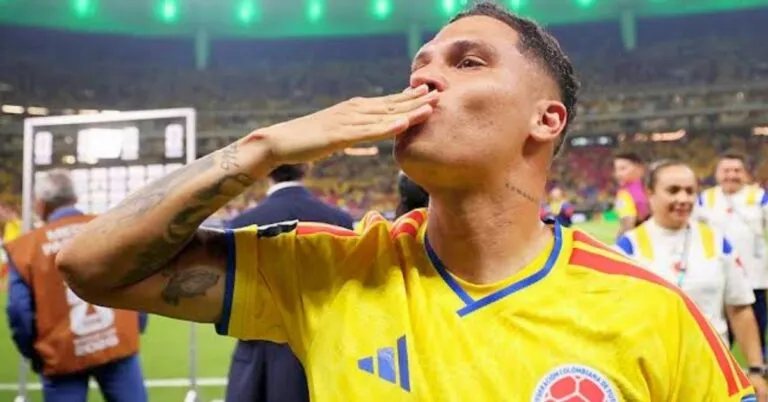 Juan Fernando Quintero durante su etapa con la Selección Colombia